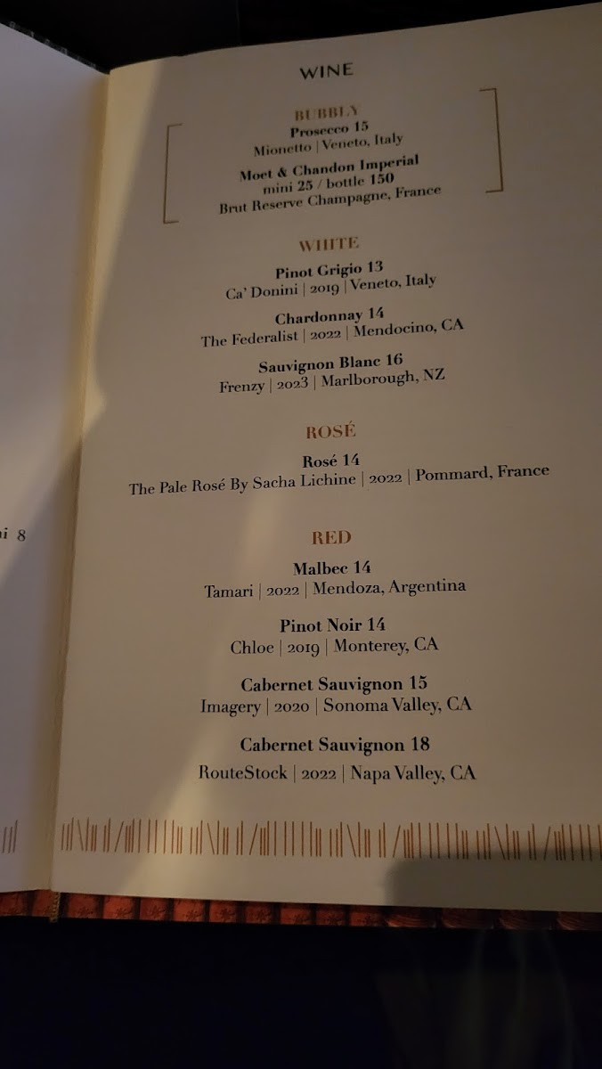 The Long Room Menu - Image 4